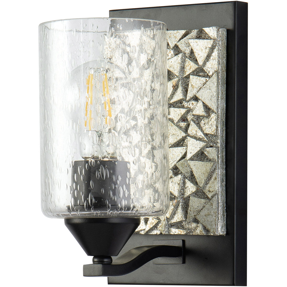 Bocage 1 Light 5 inch MB Bath Light Wall Light in Matte Black